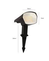 IPERLUX LED FARETTO SOLARE CON PICCHETTO 50W 2CCT RED-GREEN