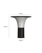IPERLUX LED LAMPIONE SOLARE PER PALO DA Ø60CM IP65 250W 2CCT