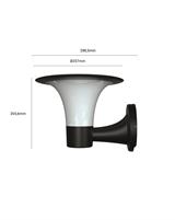 IPERLUX LED LAMPIONE SOLARE DA PARETE IP65 250W 2CCT