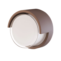 IPERLUX LED APPLIQUE ROTONDA CORTEN IP65 15W 3CCT 1500LM