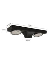 IPERLUX LED ARMATURA SOLARE IP65 500W 2CCT 5000LM