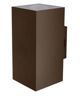 IPERLUX LED APPLIQUE QUADRATA CORTEN IP65 18W 3CCT 1600LM