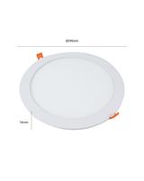 IPERLUX LED PANNELLO 25W INCASSO ROTONDO 3CCT SLIM