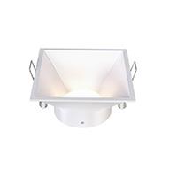 IPERLUX LED SUPPORTO GU10 BIANCO QUADRATO