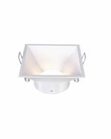 IPERLUX LED SUPPORTO GU10 BIANCO QUADRATO