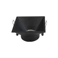 IPERLUX LED SUPPORTO GU10 NERO QUADRATO