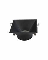 IPERLUX LED SUPPORTO GU10 NERO QUADRATO