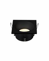 IPERLUX LED SUPPORTO GU10 NERO QUADRATO IP65