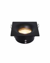 IPERLUX LED SUPPORTO GU10 NERO QUADRATO IP65