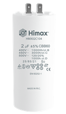 HIMAX CONDENSATORE CBB60 2µF 2+2 pin