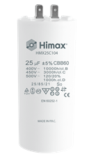HIMAX CONDENSATORE CBB60 25µF 2+2 pin