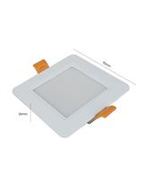 IPERLUX LED PANNELLO INCASSO QUADR.3CCT SWITCH 5W 500LM