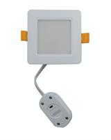 IPERLUX LED PANNELLO INCASSO QUADR.3CCT SWITCH 5W 500LM