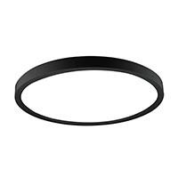 IPERLUX LED PLAFONIERA ROTONDA NERA IP40 32W 3CCT 3400LM