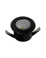 IPERLUX LED MINI SPOTLIGHT NERO 3W 60°