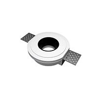 IPERLUX LED SUPPORTO IN GESSO GU10 MANTEGNA CORNICE NERO
