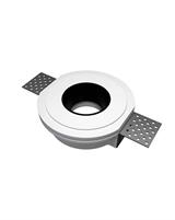 IPERLUX LED SUPPORTO IN GESSO GU10 MANTEGNA CORNICE NERO