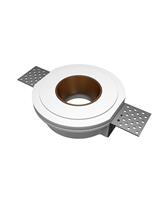 IPERLUX LED SUPPORTO IN GESSO GU10 MANTEGNA CORNICE ORO