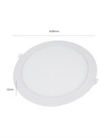 IPERLUX LED PANNELLO INCASSO ROTONDO 25W