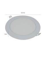 IPERLUX LED PANNELLO INCASSO ROTONDO 12W