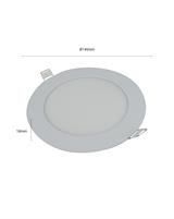 IPERLUX LED PANNELLO INCASSO ROTONDO 9W