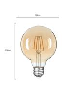 IPERLUX LED GLOBO E27 FILAMENTO AMBRATA 10W