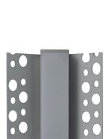 IPERLUX LED PROFILO ALLUM. INCASSO SILVER COVER OPALE