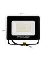 IPERLUX LED PROIETTORE EXTRA SLIM NERO IP65 50W