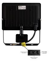 IPERLUX LED PROIETTORE CON SENSORE IP65 50W