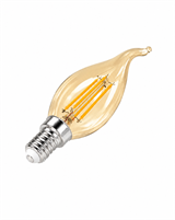 IPERLUX LED COLPO DI VENTO E14 FIL. AMBRATA 6W 2700K 600LM