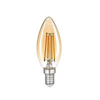 IPERLUX LED OLIVA E14 FILAMENTO AMBRATA  6W