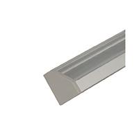 IPERLUX LED PROFILO ALLUM. ANGOLARE SILVER COVER TRASPARENTE